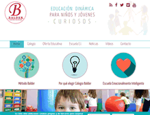 Tablet Screenshot of colegiobalder.com